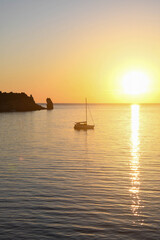 sunsets from the Italian islands