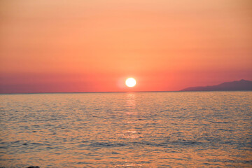 sunsets from the Italian islands