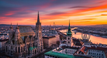 City skyline at sunrise (3)