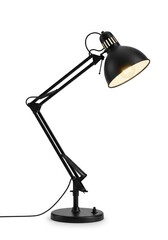 Black adjustable desk lamp