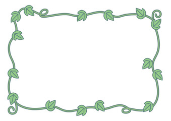 シンプルなツタのフレーム