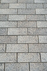 グレー色の石畳