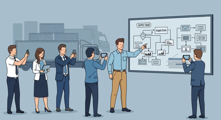 Analyzing supply chain strategy with logistics and technological solutions presentation