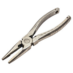 Vintage Long Nose Pliers Isolated on Transparent Background, Tool, Metalwork, Hand tools, repair, equipment