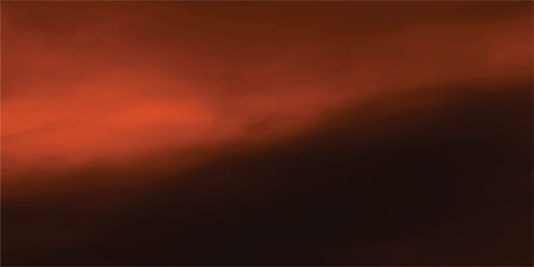 Abstract warm gradient of orange and brown representing sunrise or sunset atmospheric effect