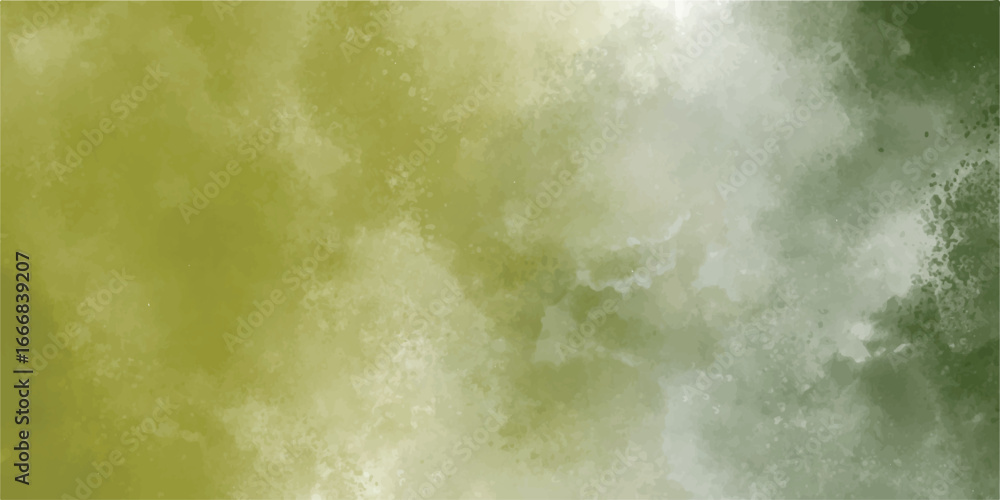 Aufkleber abstract watercolor background with soft green and white hues artistic texture and gradients for des
