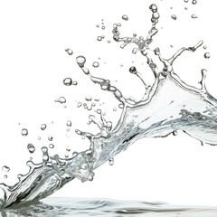 A dynamic water splash