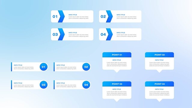 Simple Infographic Lists