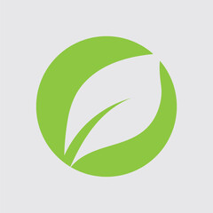 Logos of green Tree leaf ecology