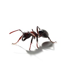 Ant Majesty: A high-definition close-up unveils a solitary ant, showcasing intricate details, textures, and the inherent beauty of insect life.