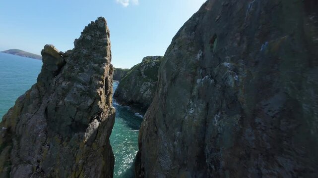 needle rock pr&egrave;s de fishguard