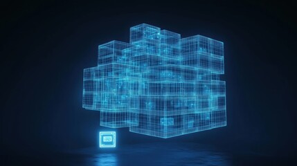 Digital Cube Structure and Microchip
