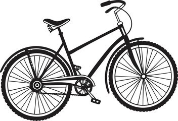 Naklejka premium vintage bicycle on white background