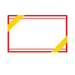 Obraz premium Coupon or Ticket Style Banner Illustration for Sale or Campaign Promotion (Transparent PNG)