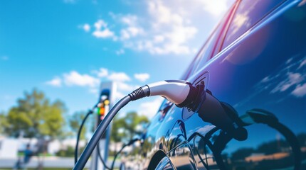 Electric Car Charging Station: Modern EV Power