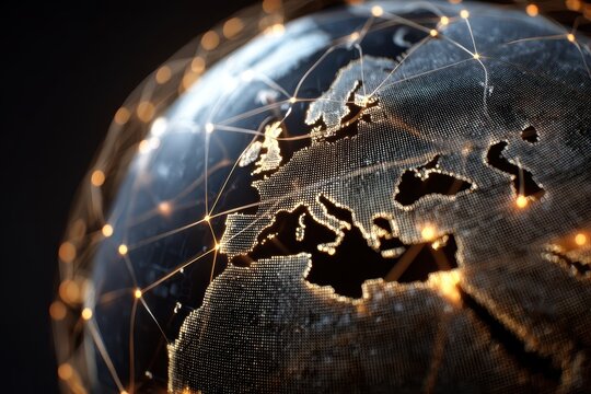 VPN network interface with secure globe overlay