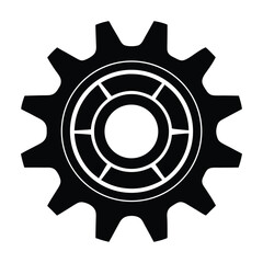gear icon vector illustration