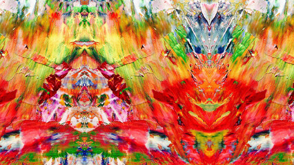 Abstract art background . Hand painting artwork on canvas .