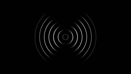 Naklejka premium Abstract radio waves signal icon illustration concept background. Radar signal icon background.