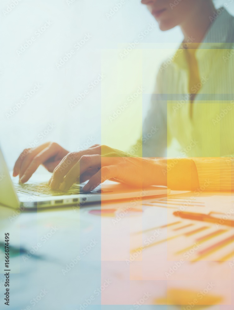 Aufkleber professional payroll system closeup with ai digital interface and data analysis for modern business 