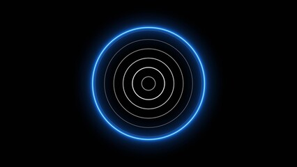 Abstract radio waves signal icon illustration concept background. Radar signal icon background.