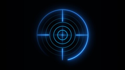 Abstract radio waves signal icon illustration concept background. Radar signal icon background.