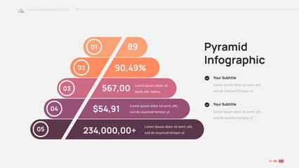 Business Pyramid Infographic