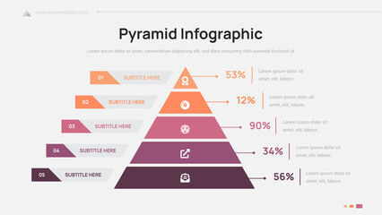 Business Pyramid Infographic