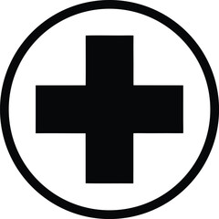 Obraz premium Medical Cross Icon
