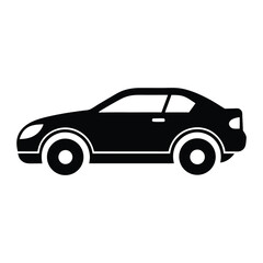 car icon on white background vector illustration
