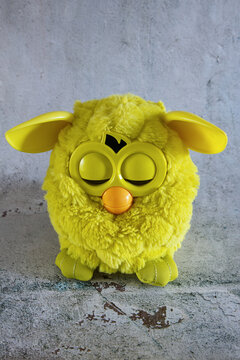 Vintage 2012 Yellow Furby Plush