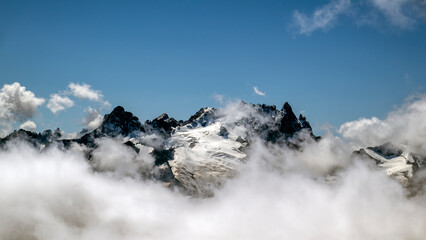 Paysage Montagne Dans Les Alpes