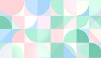 Pastel geometric pattern