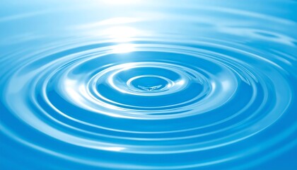 Water droplet ripple effect.