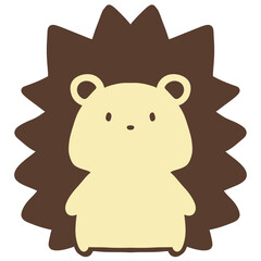 Hedgehog minimal cartoon Style
