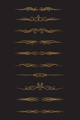 Luxury artistic floral ornament design 