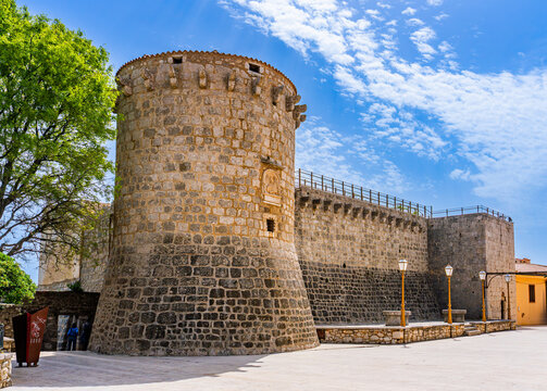 Krk, Croatia, 16 April 2025 - Frankopan Castle(Frankopanski kastel)