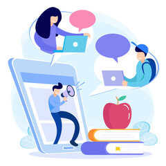 Illustration vector graphic cartoon character of back to school