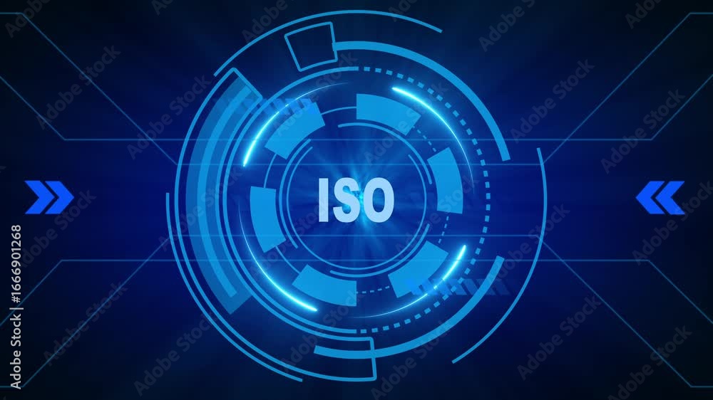 Poster iso,, for high-speed mobile connectivity, holographic display, financial data visualization, digital