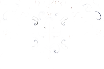 Seamless Portuguese Azulejo Style Pattern - isolated on white transparent background