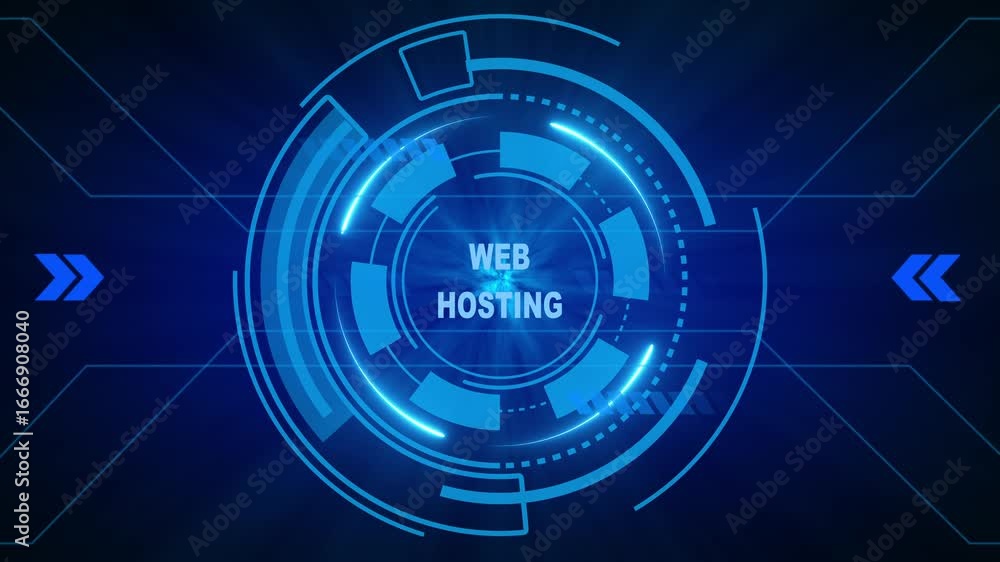 Poster web hosting,, for high-speed mobile connectivity, holographic display, financial data visualization,