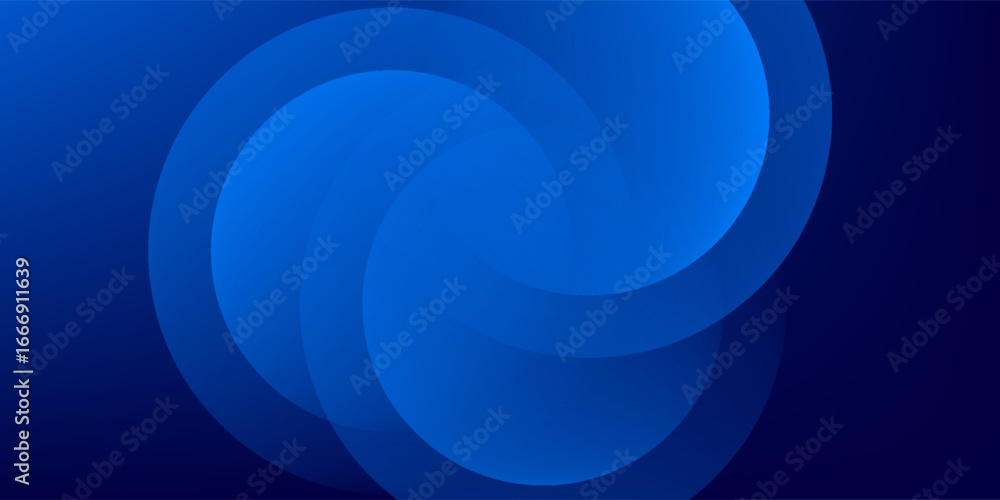 Poster abstract blue geometric background. dynamic shapes composition. eps10 vector