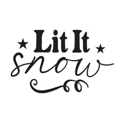 lit snow it