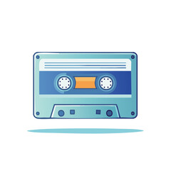 Blue Cassette Tape Audio Technology Single Retro Musical Equipment