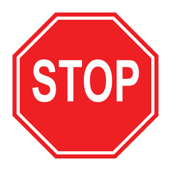 Stop Sign Icon Victore Icon Illustration