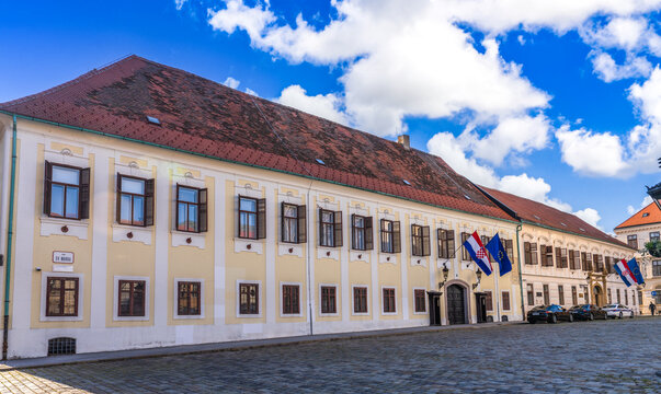 Zagreb, Croatia, 1 may 2025 - Office of the Prime Minister of Croatia (Ured premijera Hrvatske)