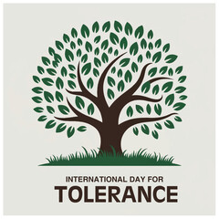 Obraz premium Promotes respect diversity understanding tolerance peace harmony equality justice acceptance compassion unity education