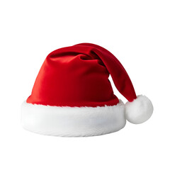 santa claus red hat isolated