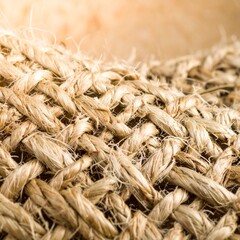 Generated image Woven Jute Pattern Background in Soft Earth Tones