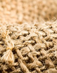 Generated image Woven Jute Pattern Background in Soft Earth Tones